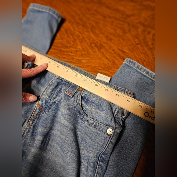 True Religion Skinny Jeans with Orange Stitching Women's Size 26 - Picture 6 of 12